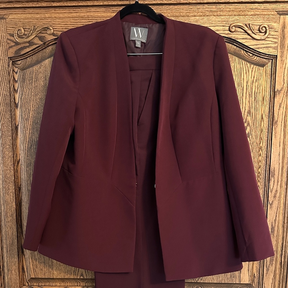 Worthington Women's Deep Burgundy Blazer